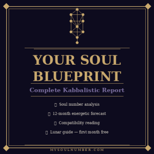 Your Soul Blueprint - Kabbalistic Numerology Reading