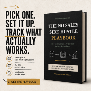 The No Sales Side Hustle Playbook