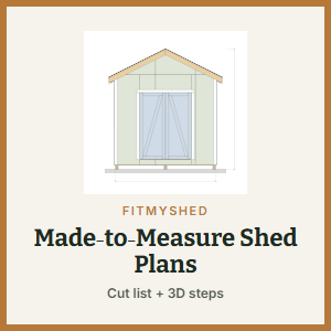 FitMyShed: Made-to-Measure Shed Plans