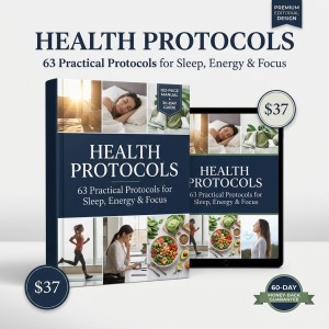 Health Protocols: 63 Sleep, Energy & Focus Protocols | Ebook