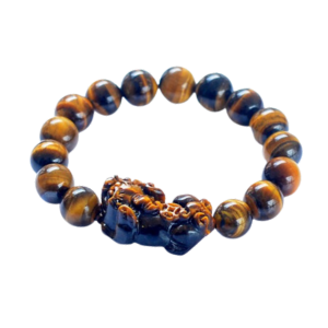 2026 APR Up to Ancient Tiger Eye Pixiu Money Beast Bracelet
